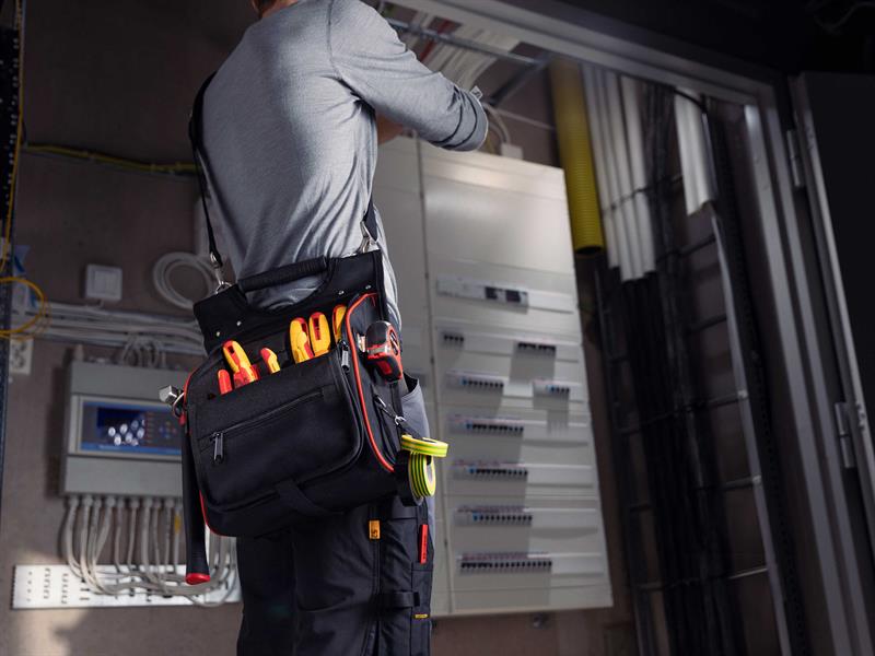 Hultafors Electrician’s Tool Pouch 21 Pockets Padded Shoulder Strap HUL590180