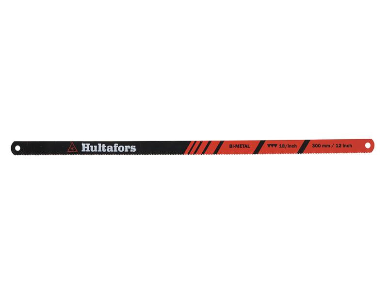 Hultafors Hacksaw Blade Bi metal 300mm 18 TPI Pack 2 Cuts Bars Tubes MX-12-18