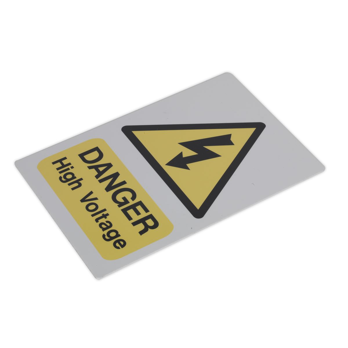 Sealey High Voltage Warning Sign 200 x 300mm HVSA4