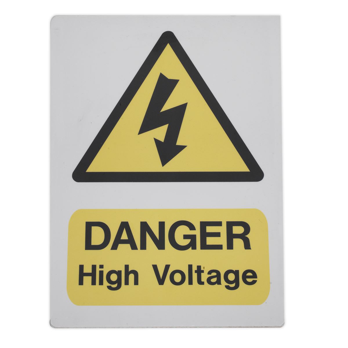 Sealey High Voltage Warning Sign 200 x 300mm HVSA4