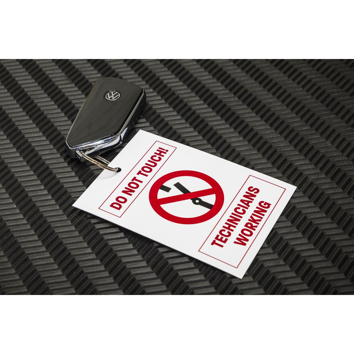 Sealey Hybrid/Electric Vehicle Keyring Warning Tag HYBRIDTAG