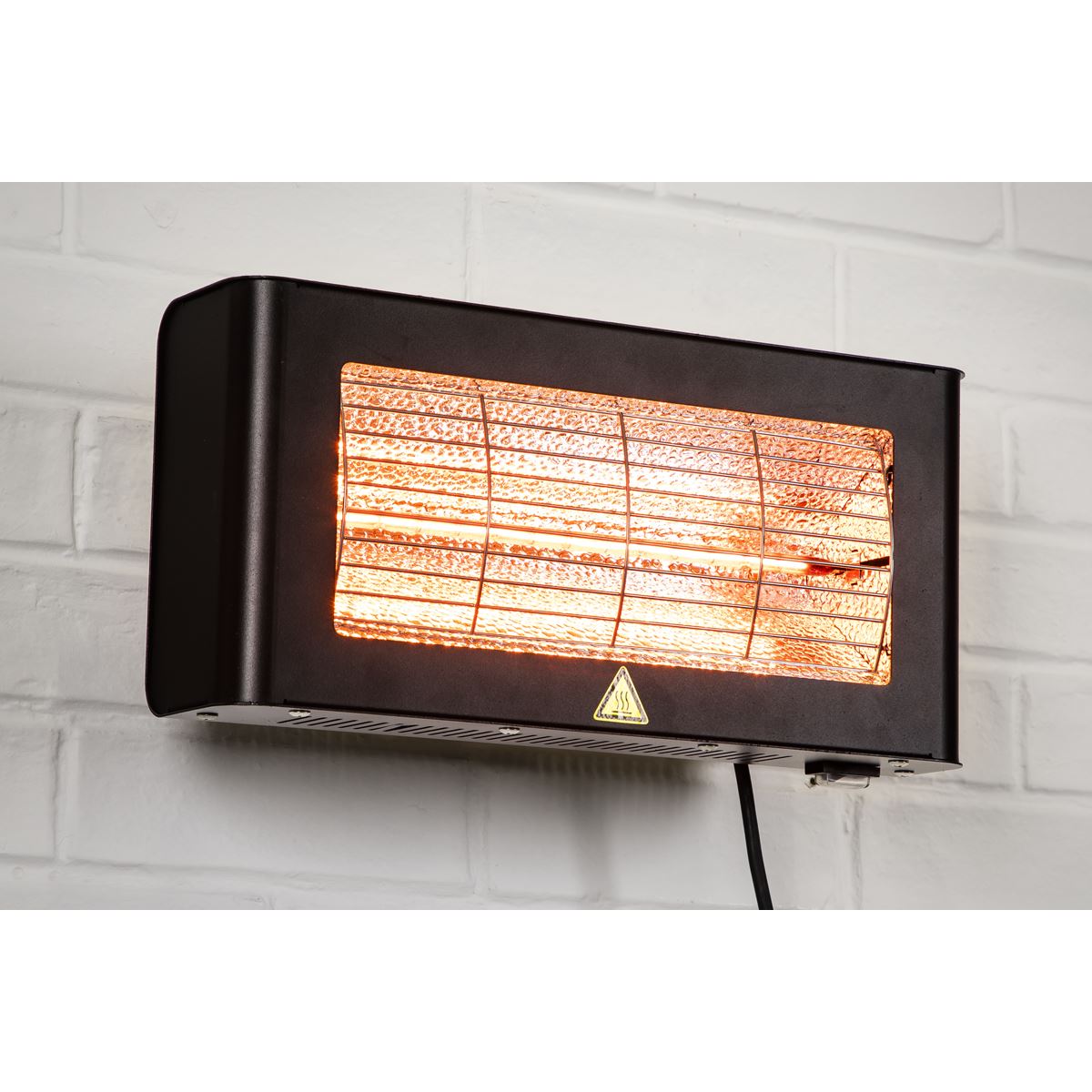 Sealey Infrared Quartz Heater - Wall Mounting 1.2W/230V IR12