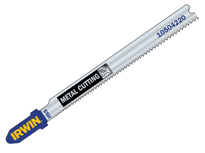 IRWIN® Metal Cutting Jigsaw Blades Pack of 5 T118G IRW10504234