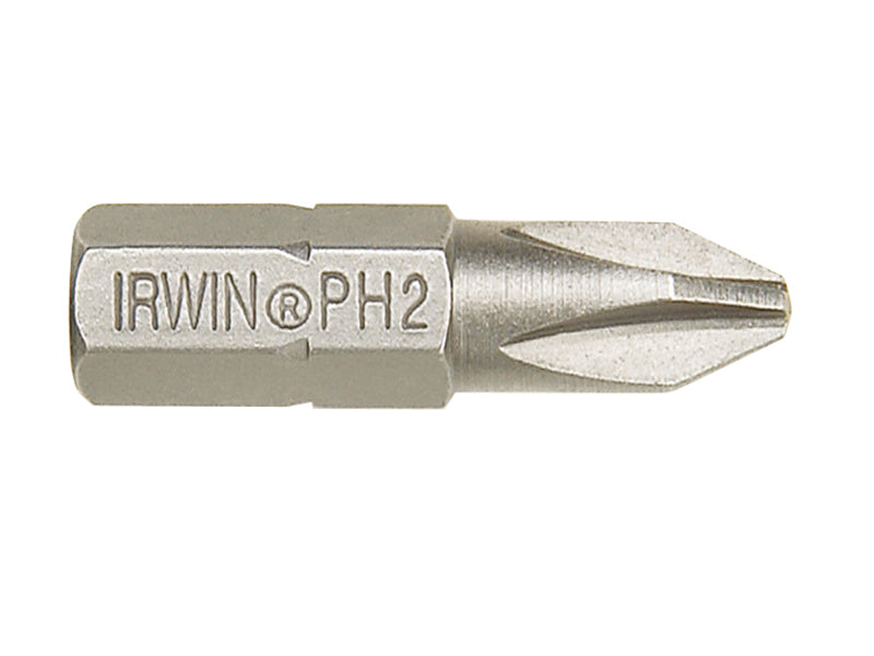 IRWIN® Screwdriver Bits Phillips PH1 25mm (Pack 2) IRW10504387