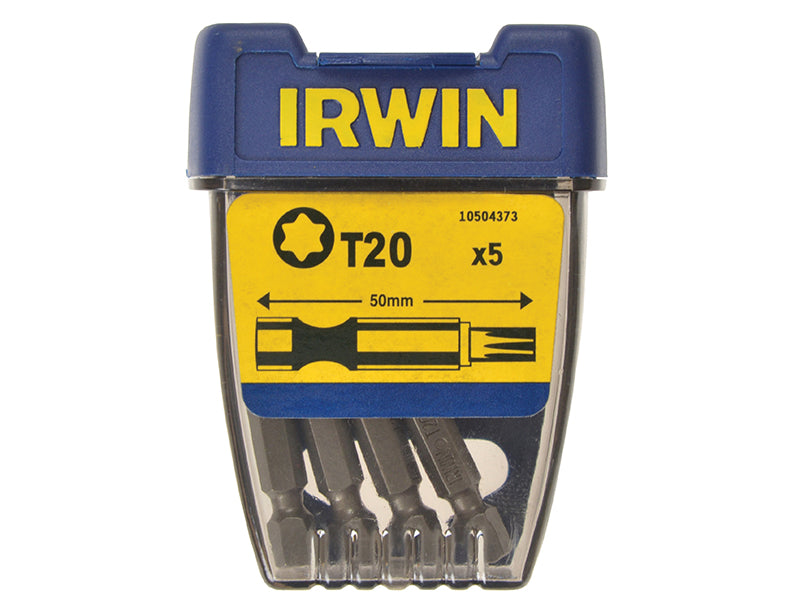 IRWIN® Power Screwdriver Bits TORX TX40 50mm (Pack 5) IRW10504376