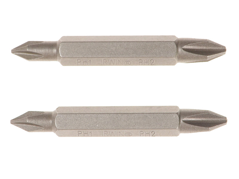 IRWIN® Screwdriver Bits PH2/PH2 Double-Ended 50mm (Pack 2) IRW10504394