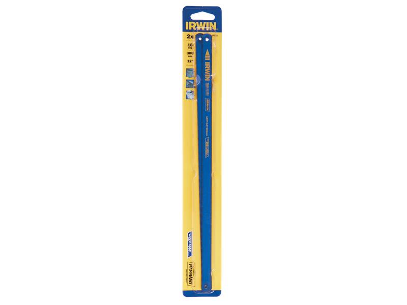 IRWIN® Bi-Metal Hacksaw Blades 300mm (12in) 18 TPI (Pack 2) IRW10504523