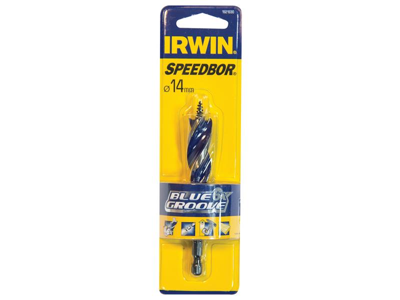 IRWIN® Blue Groove 6X Stubby Wood Bit 14 x 100mm IRW1921930