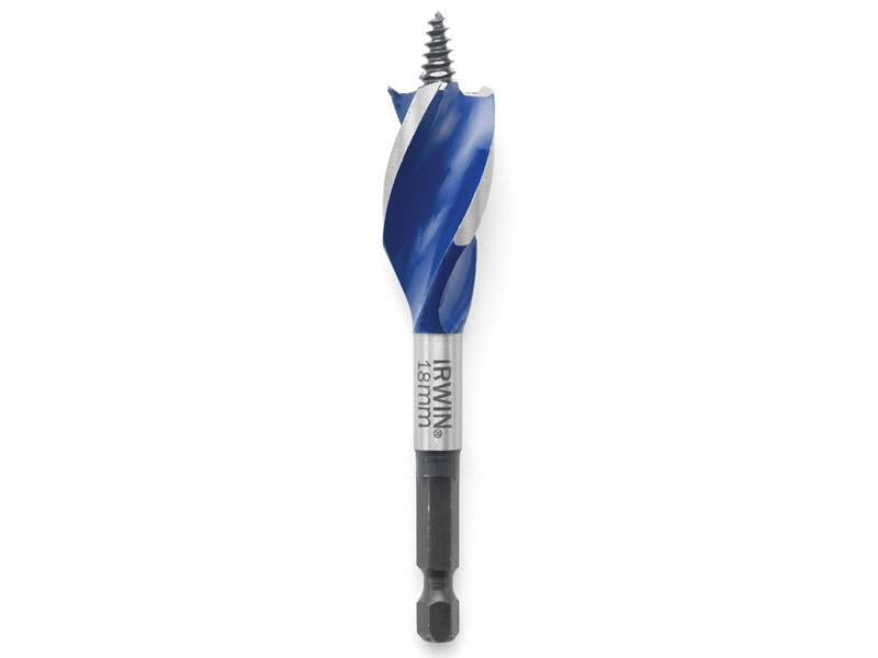 IRWIN® Blue Groove 6X Stubby Wood Bit 18 x 100mm IRW1921992