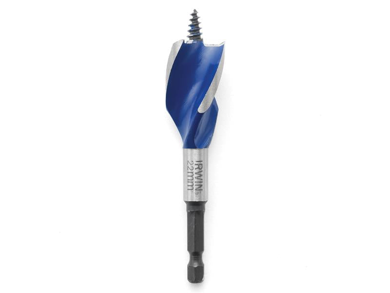 IRWIN® Blue Groove 6X Stubby Wood Bit 22 x 100mm IRW1921994