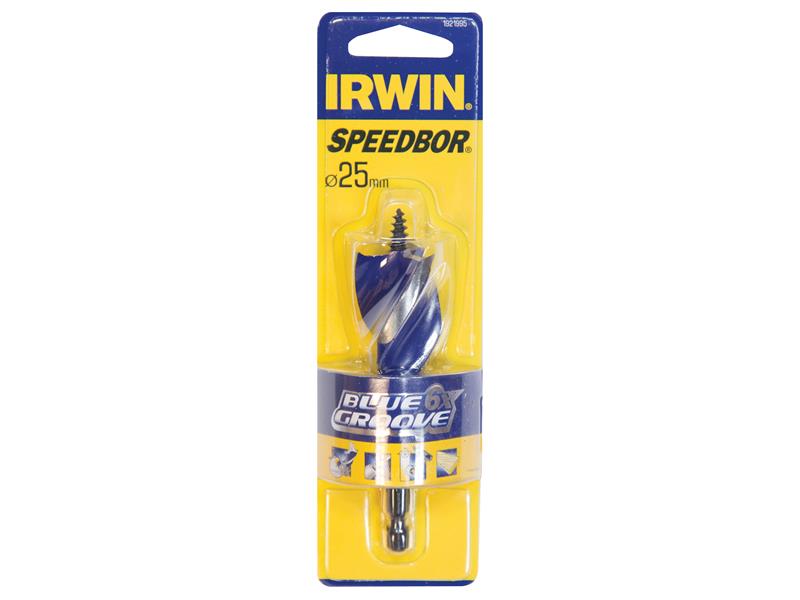 IRWIN® Blue Groove 6X Stubby Wood Bit 25 x 100mm IRW1921995