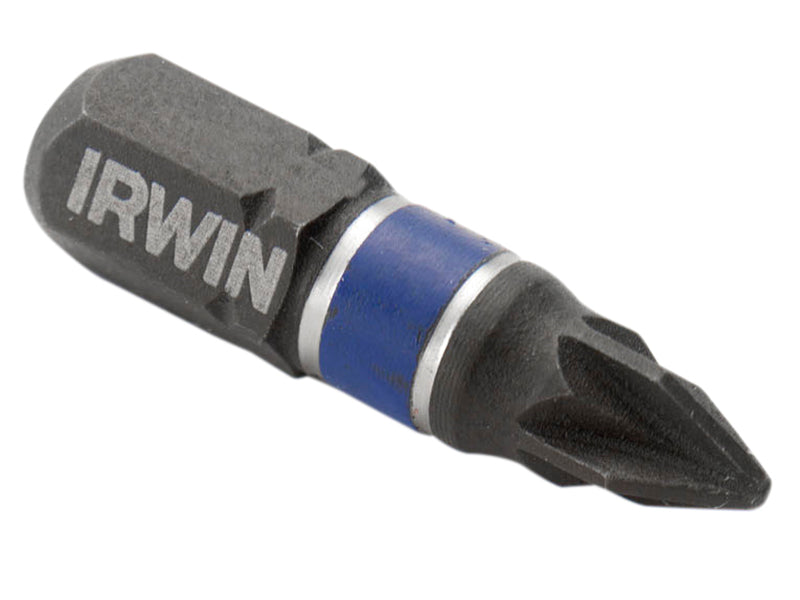 IRWIN® Impact Screwdriver Bits Pozi PZ1 25mm (Pack 2) IRW1923352