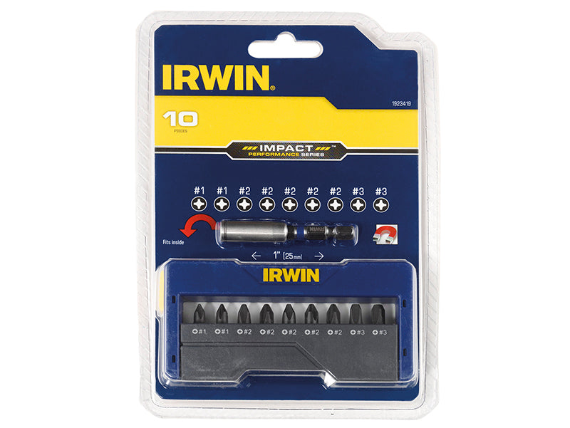 IRWIN® Phillips Impact Screwdriver Bit Set, 10 Piece IRW1923419