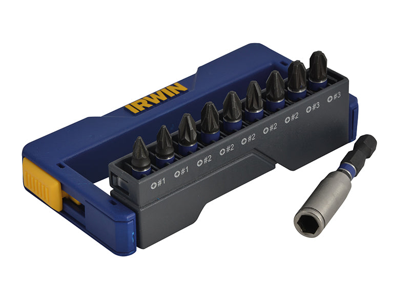 IRWIN® Pozidriv Impact Screwdriver Bit Set, 10 Piece IRW1923420