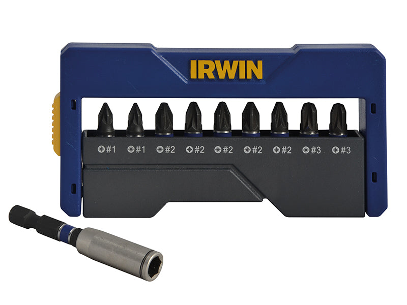 IRWIN® Pozidriv Impact Screwdriver Bit Set, 10 Piece IRW1923420