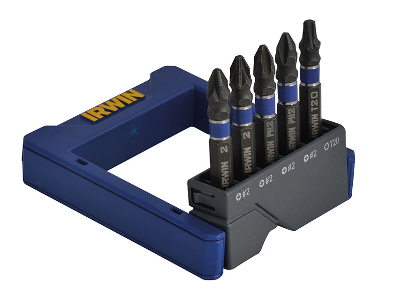 IRWIN® Phillips/Pozi/TORX Impact Screwdriver Pocket Bit Set, 5 Piece IRW1923433