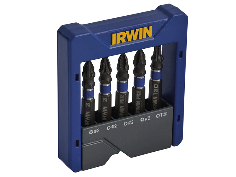 IRWIN® Phillips/Pozi/TORX Impact Screwdriver Pocket Bit Set, 5 Piece IRW1923433