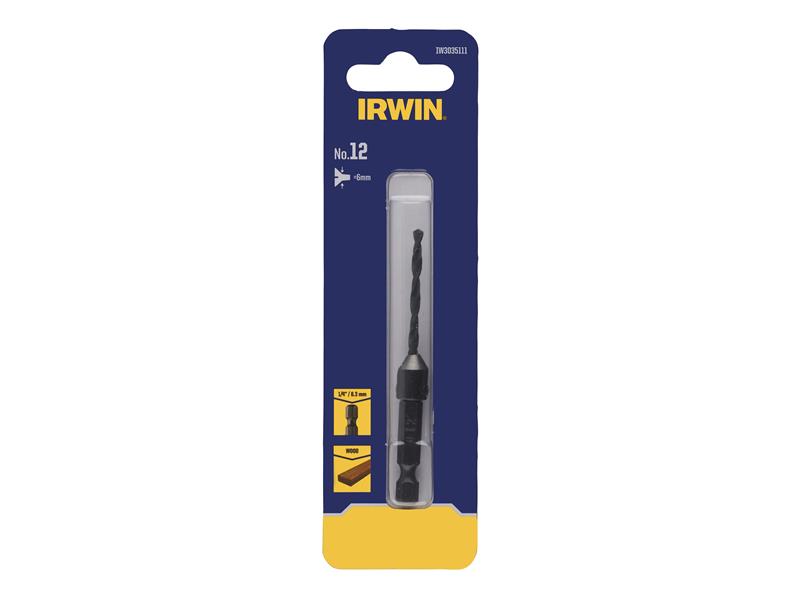 IRWIN Pilot Countersink Bit No 12 For Countersinking Into Wood IRWIW3035111