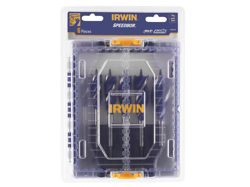 IRWIN Blue Groove 6X Wood Bit Set, 6 Piece IRWIW4042202