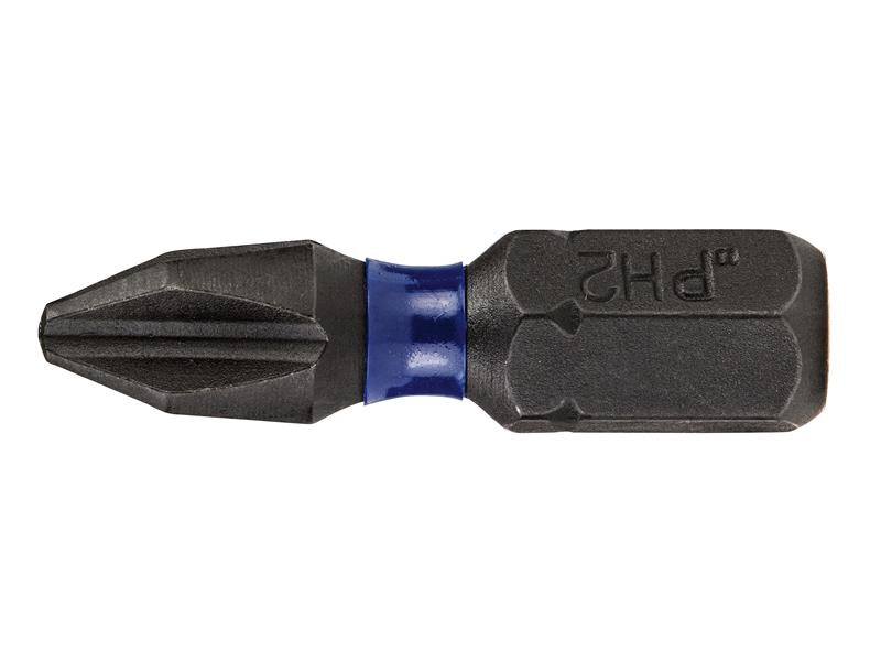 IRWIN® Impact Pro Performance Screwdriver Bits PH2 25mm (Pack 2) IRWIW6061302