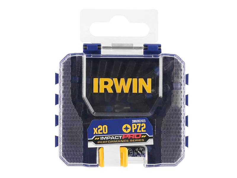 IRWIN® Impact Pro Performance Screwdriver Bits PZ2 25mm (Pack 20) IRWIW6061415