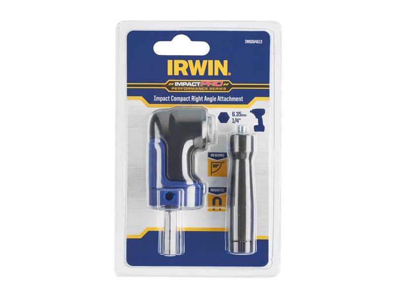 IRWIN Impact Stubby Right Angle Head 1/4in Hex Handle IRWIW6064613