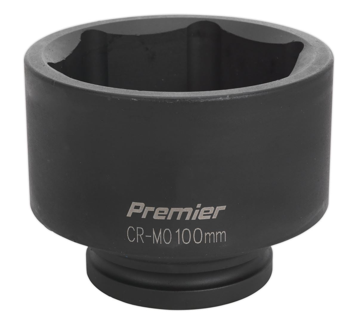 Sealey 100mm Impact Socket Standard Length 1"Sq Drive Single Hex IS1100