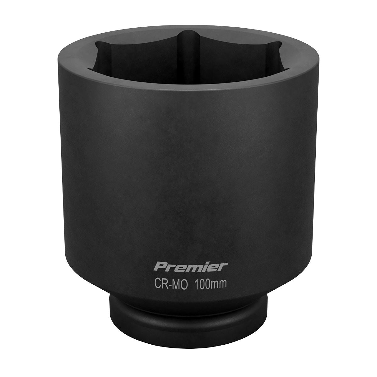Sealey 100mm Deep Impact Socket 1"Sq Drive Single Hex WallDrive IS1100D