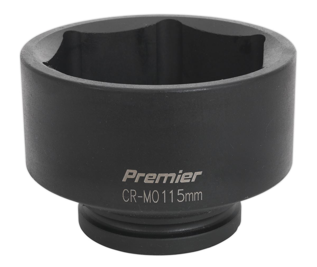 Sealey 115mm Impact Socket Standard Length 1"Sq Drive Single Hex IS1115