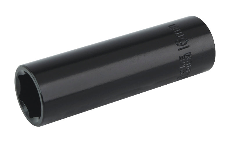 Sealey 16mm Deep Impact Socket 1/2"Sq Drive 6 Point Wall Drive IS1216D