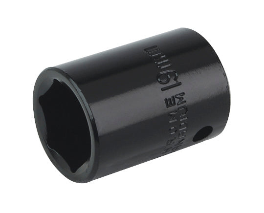 Sealey 19mm Standard Impact Socket 1/2"D 6 Point Wall Drive IS1219