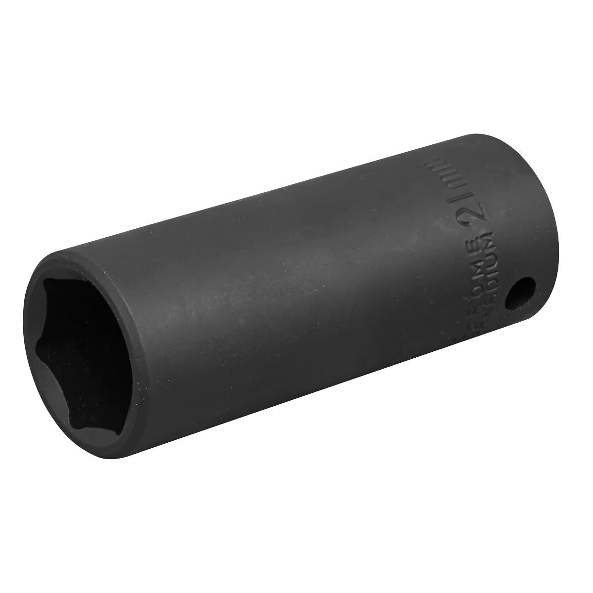 Sealey 21mm Deep Impact Socket 1/2"Sq Drive 6 Point Wall Drive IS1221D