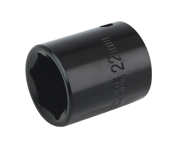 Sealey 22mm Standard Impact Socket 1/2"D 6 Point Wall Drive IS1222
