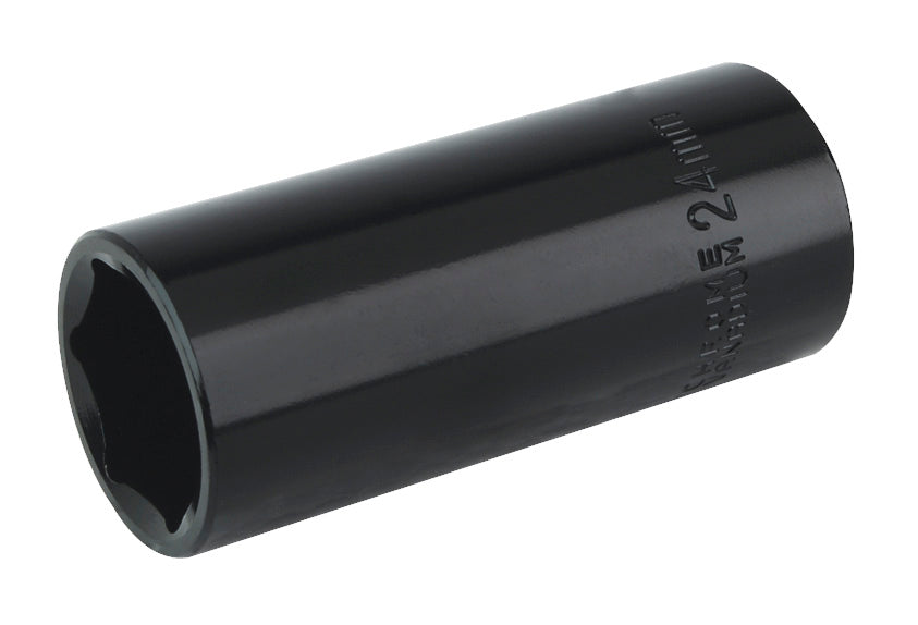 Sealey 24mm Deep Impact Socket 1/2"Sq Drive 6 Point Wall Drive IS1224D