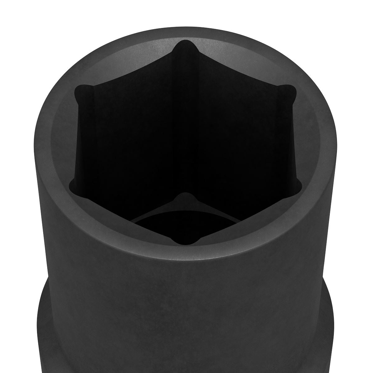 Sealey 24mm Deep Impact Socket 1"Sq Drive Single Hex WallDrive Black IS124D
