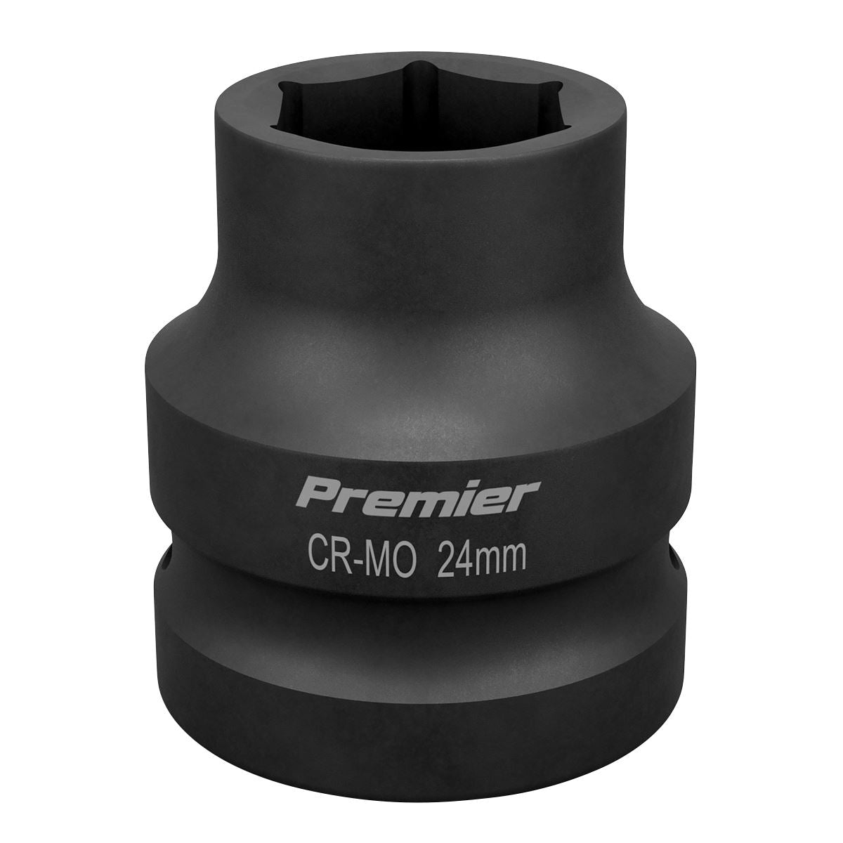 Sealey 24mm Impact Socket Standard Lenth 1"Sq Drive Single Hex IS124