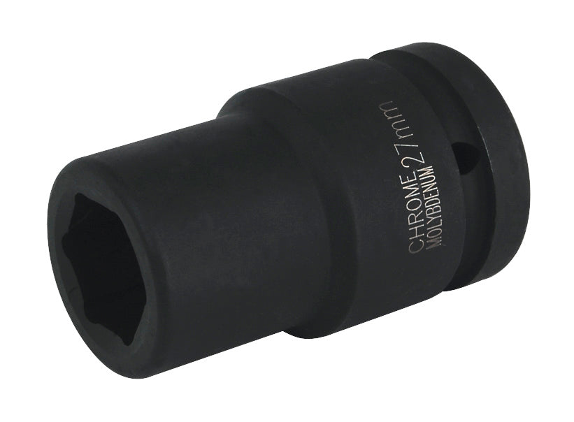 Sealey 27mm Deep Impact Socket 1"Sq Drive Single Hex WallDrive IS127D