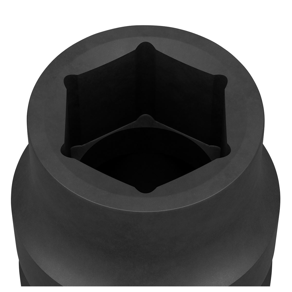 Sealey 27mm Impact Socket Standard Lenth 1"Sq Drive Single Hex Black IS127
