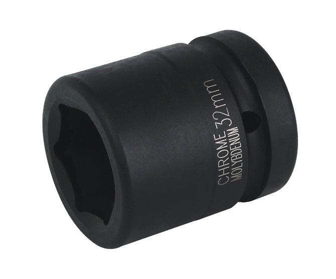 Sealey 32mm Impact Socket Standard Lenth 1"Sq Drive Single Hex IS132