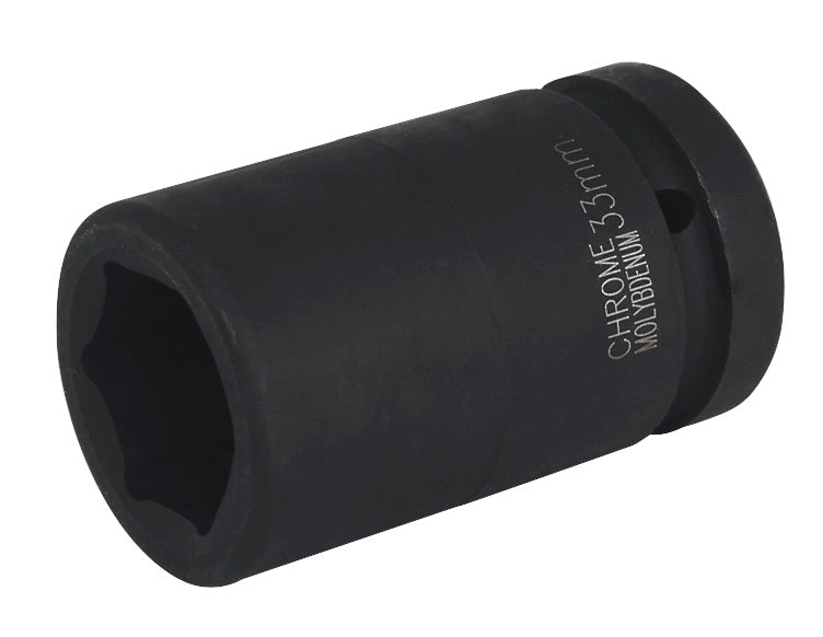 Sealey 33mm Deep Impact Socket 1"Sq Drive Single Hex WallDrive IS133D