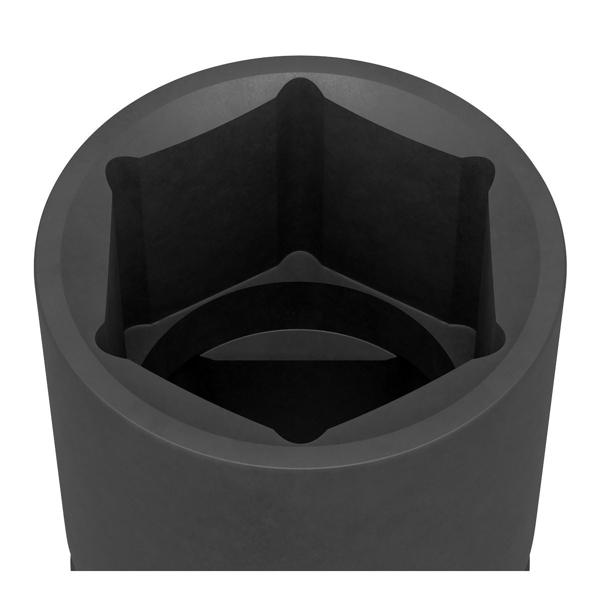 Sealey 34mm Impact Socket Standard Lenth 1"Sq Drive Single Hex Black IS134