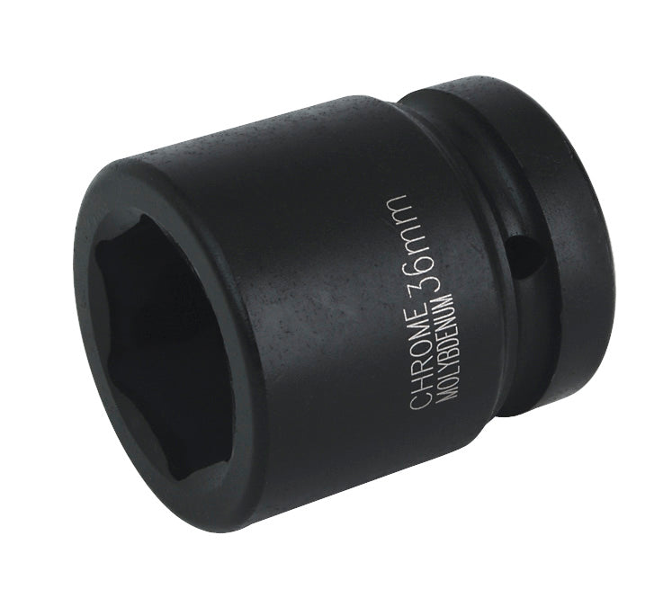 Sealey 36mm Impact Socket Standard Lenth 1"Sq Drive Single Hex IS136