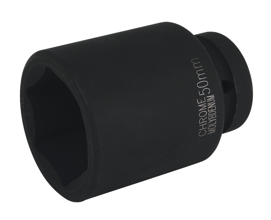 Sealey 50mm Deep Impact Socket 1"Sq Drive Single Hex WallDrive IS150D