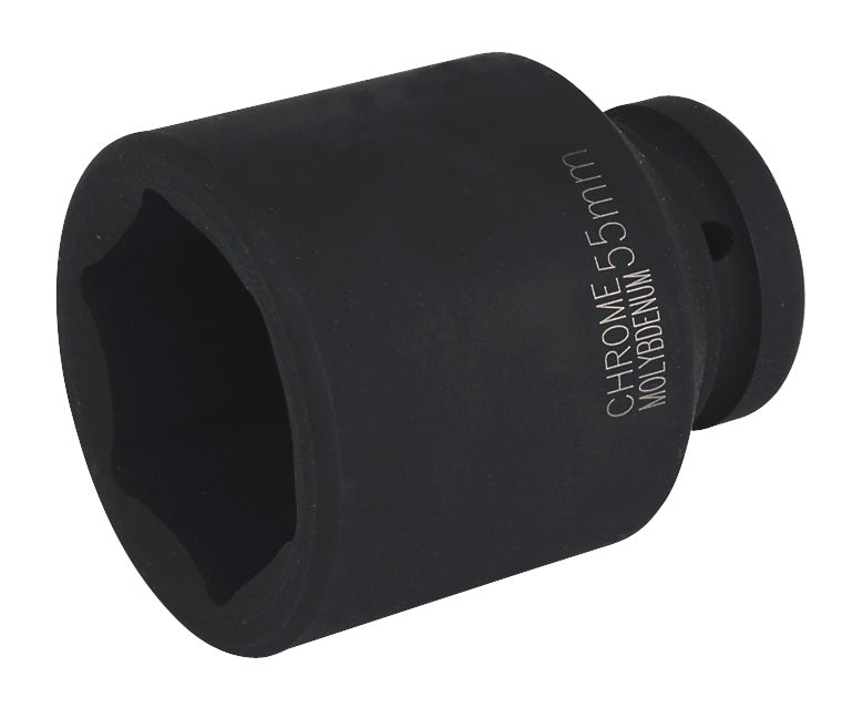 Sealey 55mm Deep Impact Socket 1"Sq Drive Single Hex WallDrive IS155D