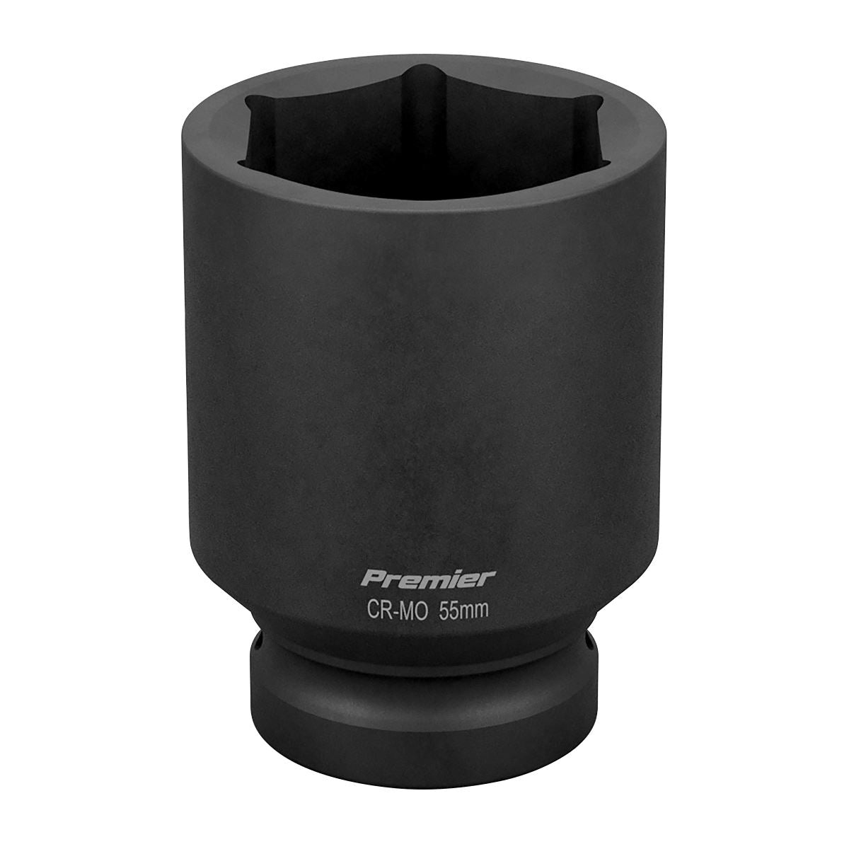 Sealey 55mm Deep Impact Socket 1"Sq Drive Single Hex WallDrive IS155D