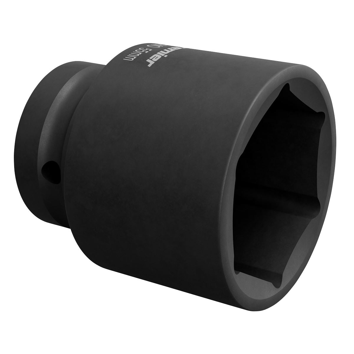 Sealey 55mm Impact Socket Standard Length 1"Sq Drive Single Hex IS155