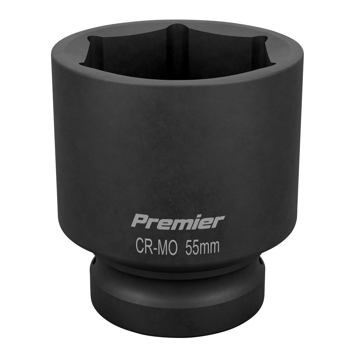 Sealey 55mm Impact Socket Standard Length 1"Sq Drive Single Hex IS155
