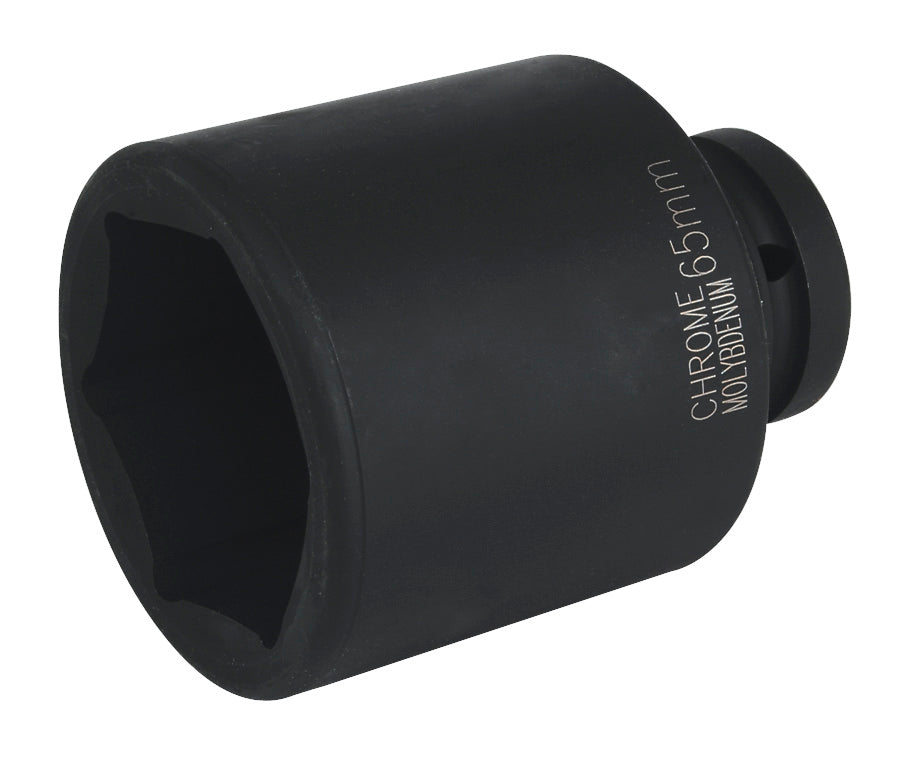 Sealey 65mm Deep Impact Socket 1"Sq Drive Single Hex WallDrive IS165D