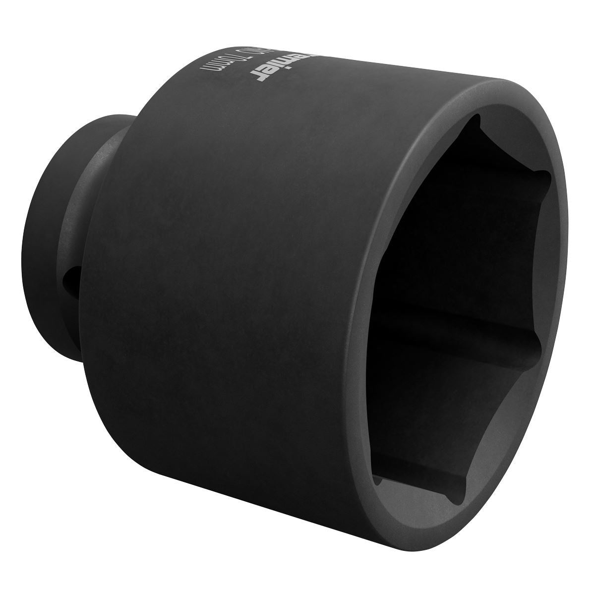 Sealey 70mm Impact Socket Standard Length 1"Sq Drive Single Hex IS170