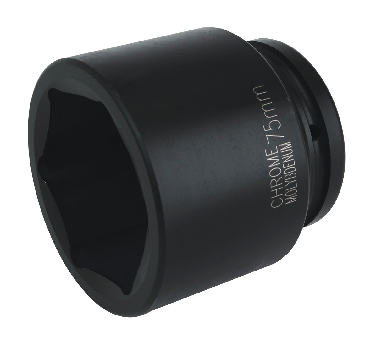 Sealey 75mm Impact Socket Standard Length 1"Sq Drive Single Hex IS175